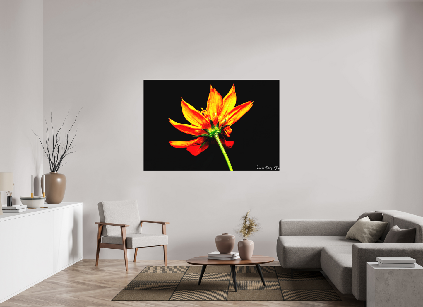 66 x 44″, Matte Canvas Soaring Phoenix