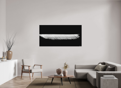 70 x 35″, Matte Canvas Frayed Precision