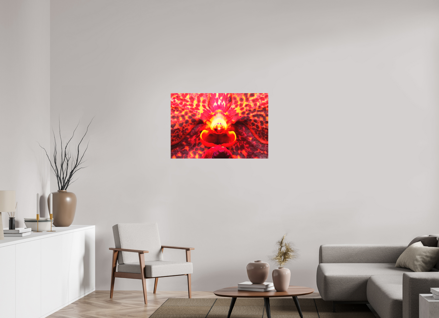 36 x 24″, Matte Canvas Orchid’s Last Stand in the Inferno
