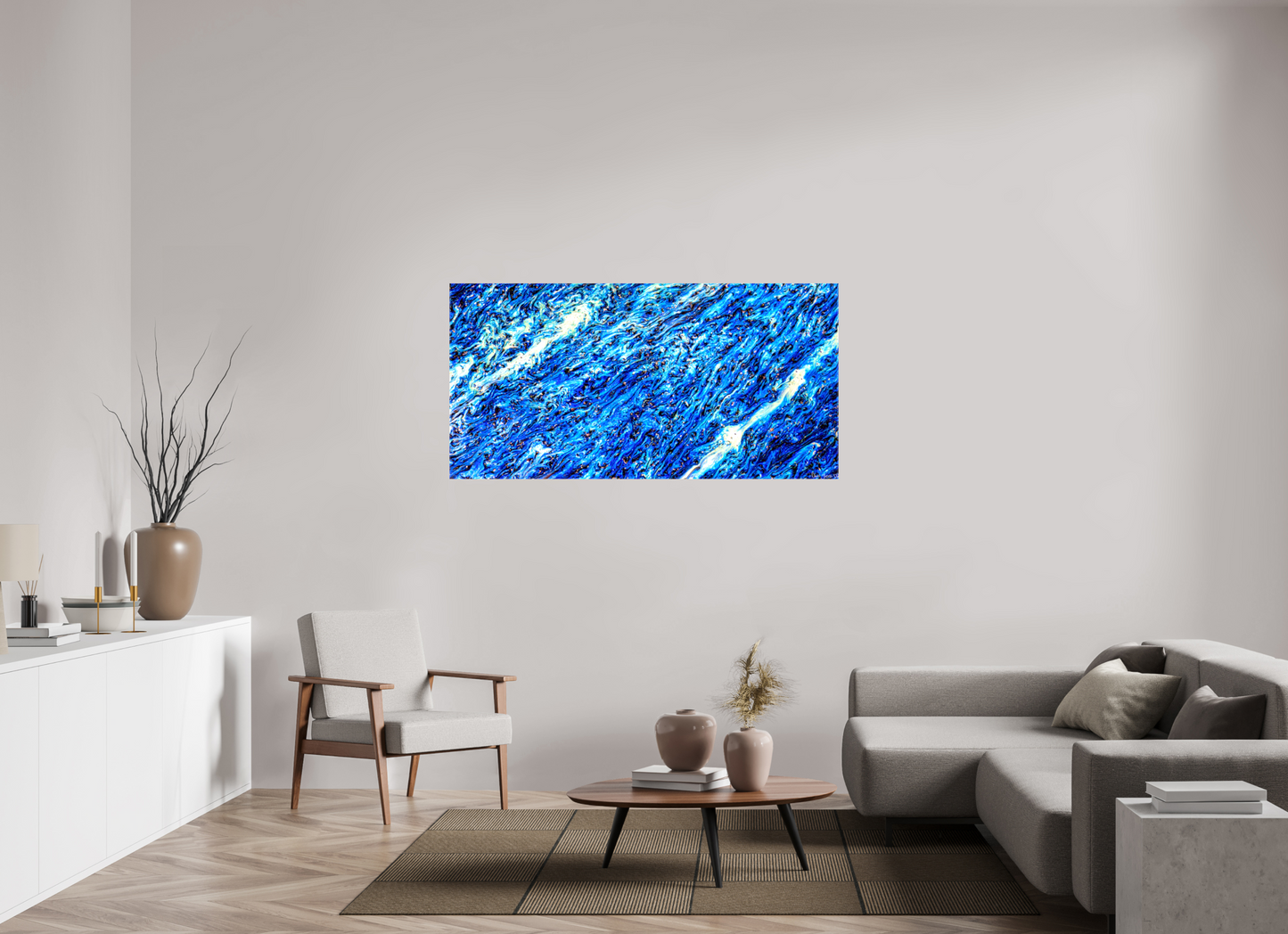 62 x 31″, Glossy Canvas Reprieve