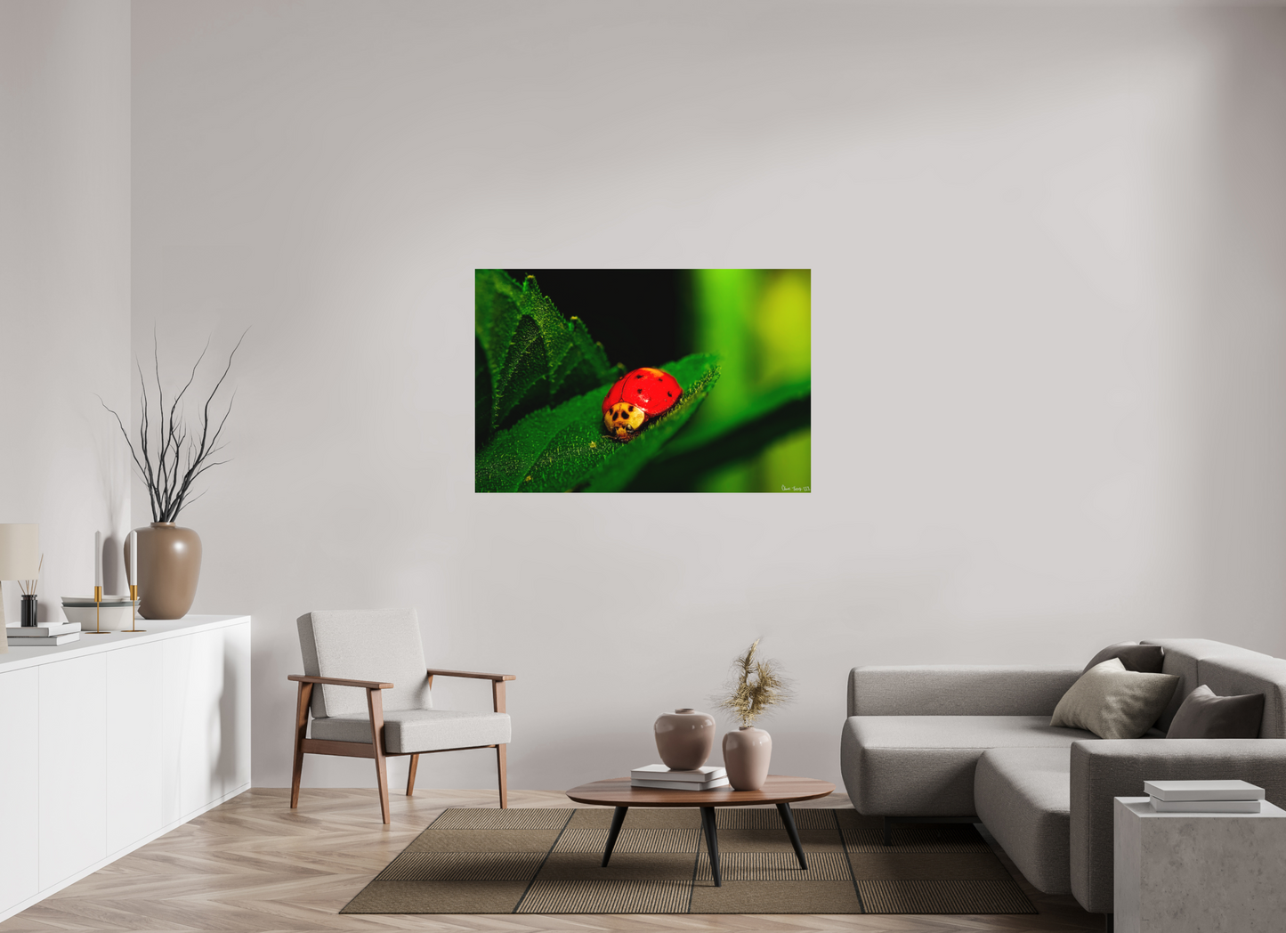 54 x 36″, Matte Metal Our Lady Bird