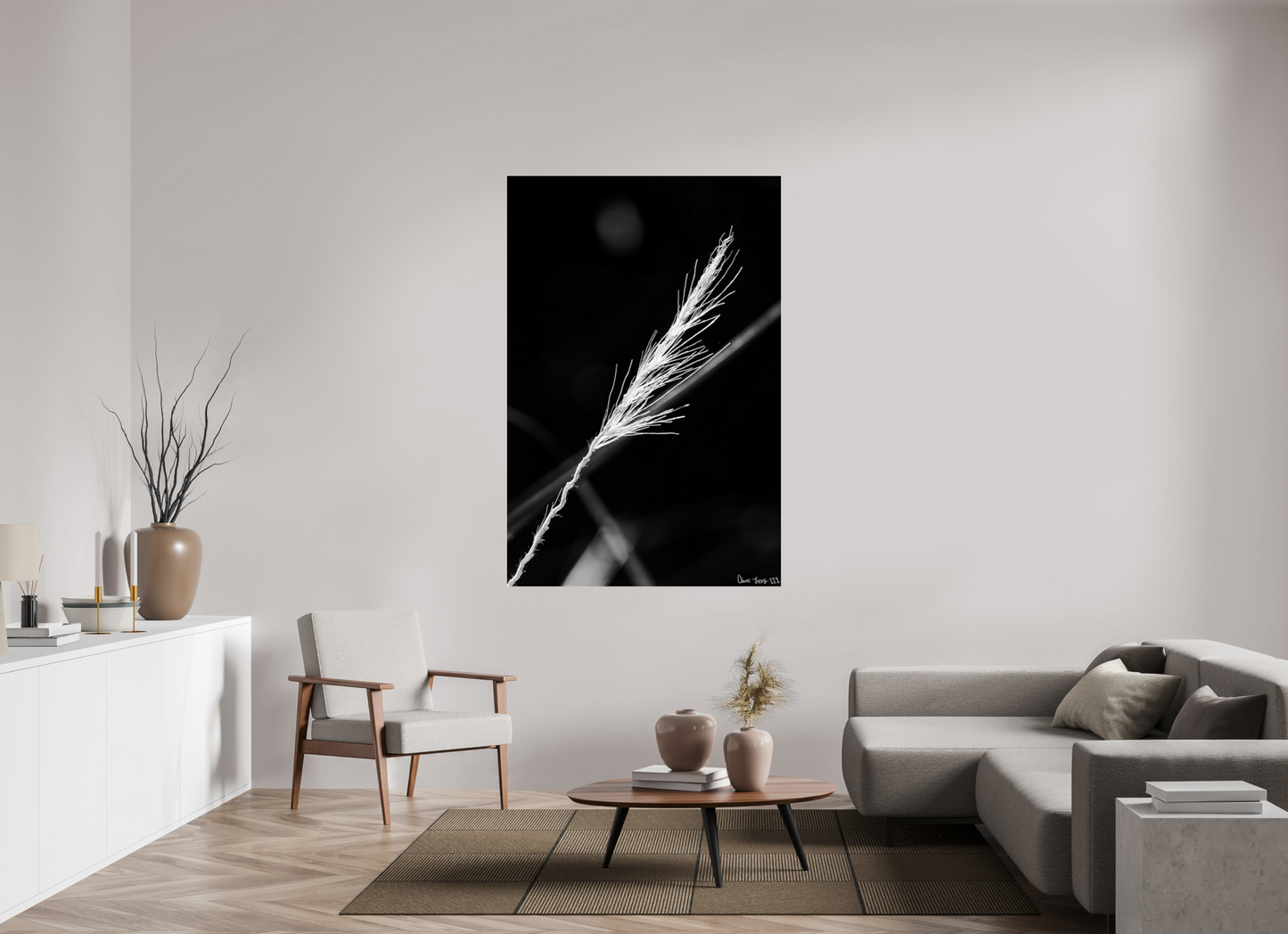44 x 66″, Acrylic Frayed