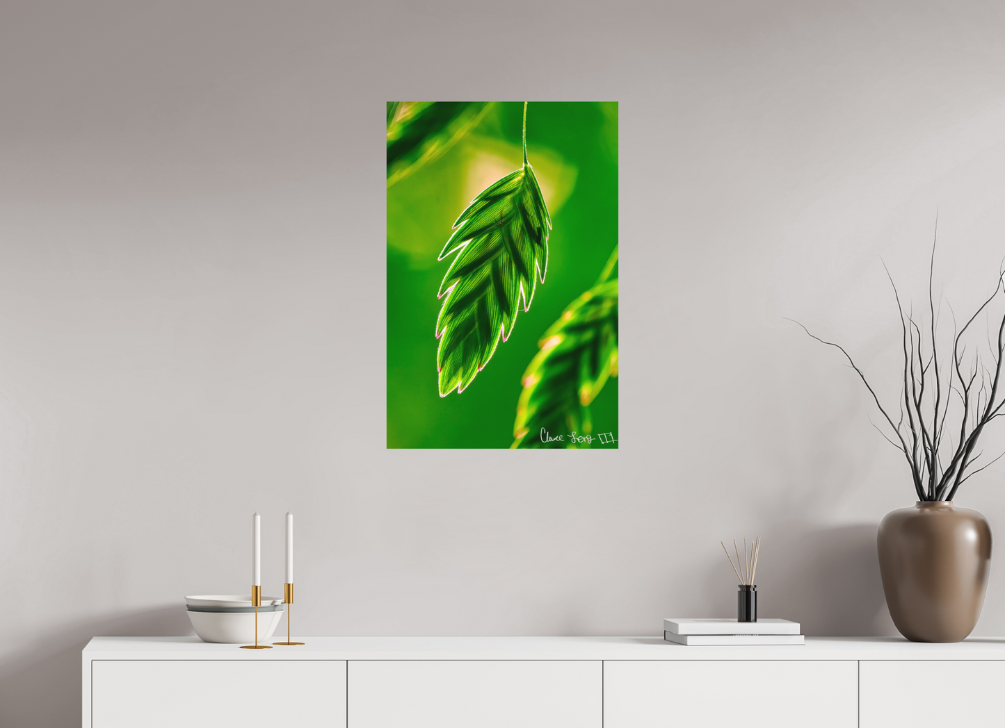 20 x 30″, Matte Metal Serrated Kunai