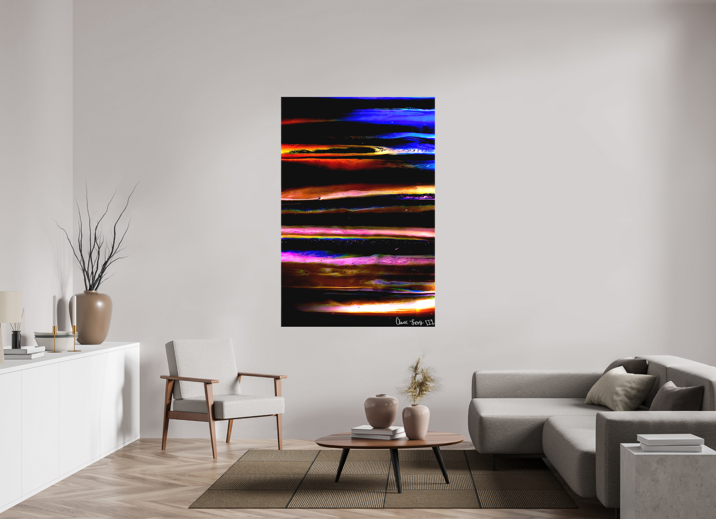 44 x 66″, Matte Canvas Jupiter’s Storm