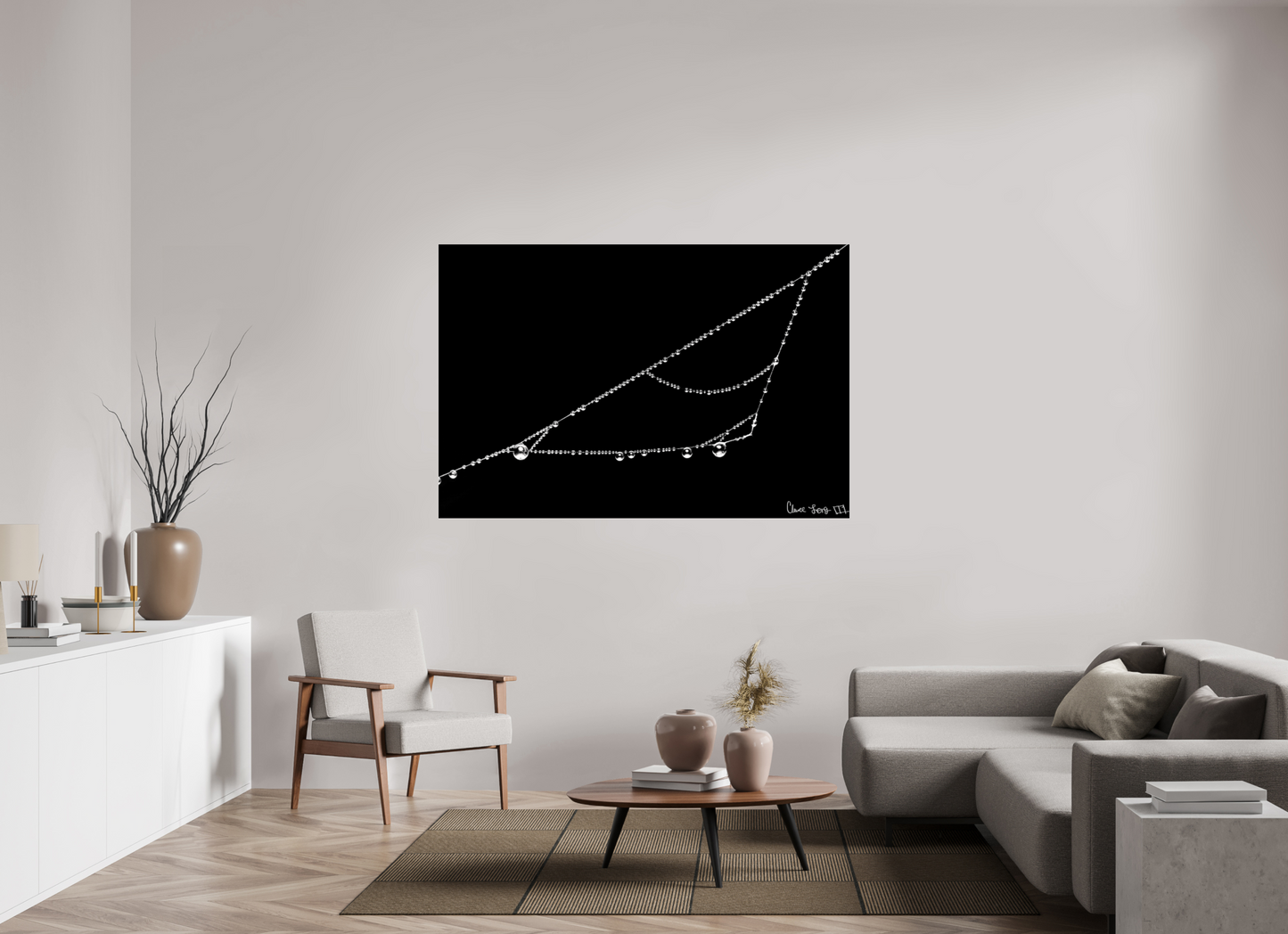 66 x 44″, Acrylic Right Triangle