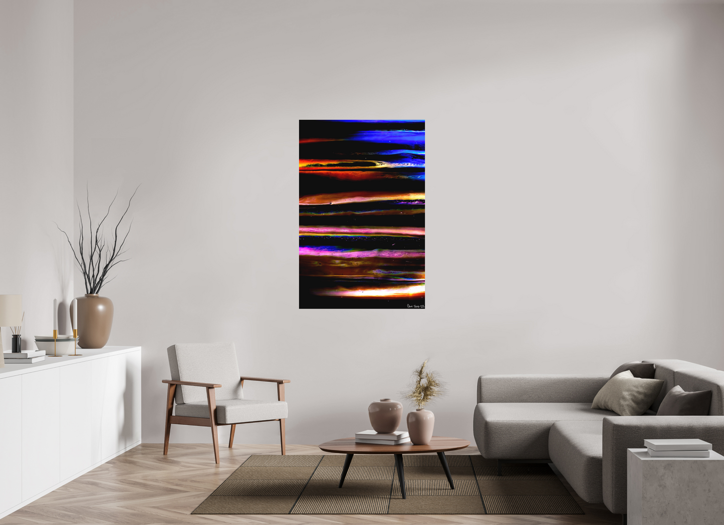 36 x 54″, Forex Jupiter’s Storm