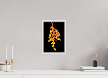 8 x 12″, Floater Frame Maple White Autumn's Vengeance