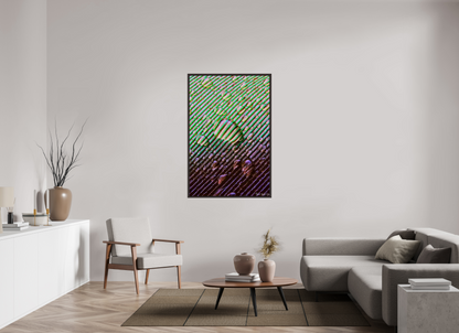 36 x 54″, Floater Frame Alder Brown Superabundance