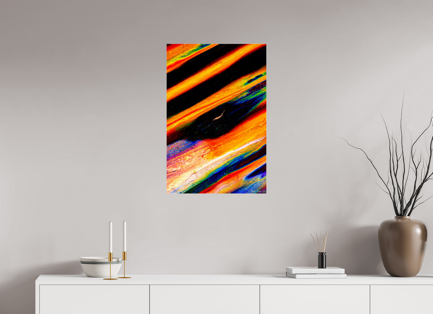 20 x 30″, Acrylic Zenography