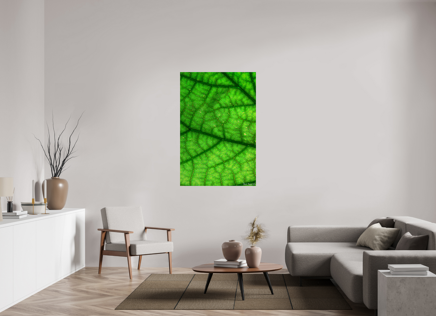 36 x 54″, Glossy Metal Rivers & Streams