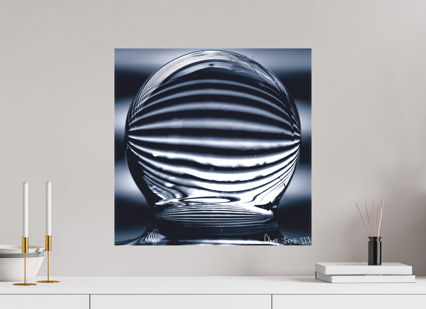 20 x 20″, Matte Canvas Orb of Light