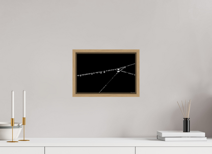 12 x 8″, Floater Frame Natural Oak Wispy Junction