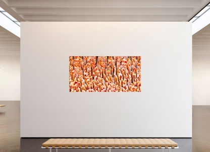 86 x 43″, Glossy Metal Inescapable Decay
