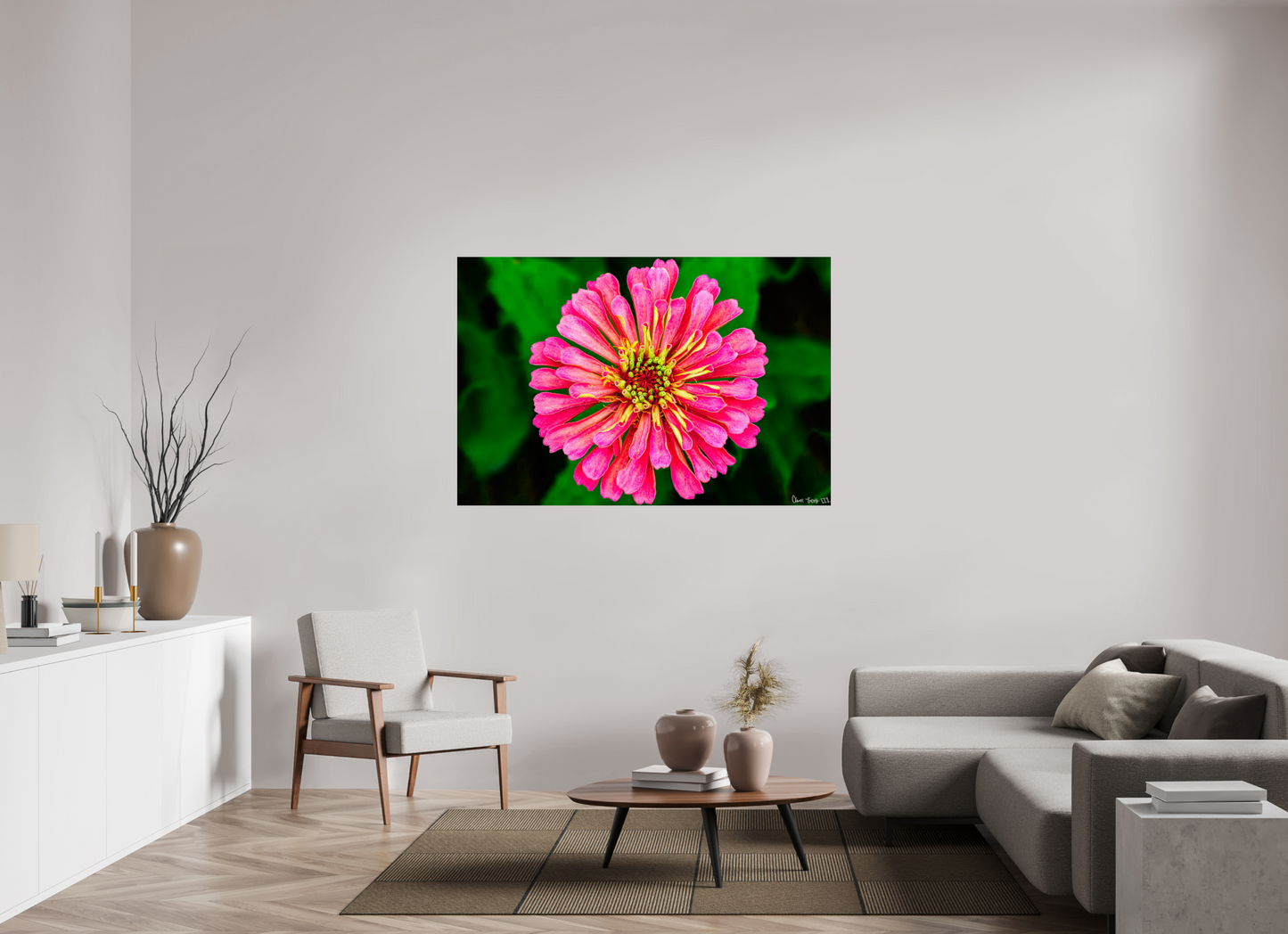 60 x 40″, Acrylic Peach Summer