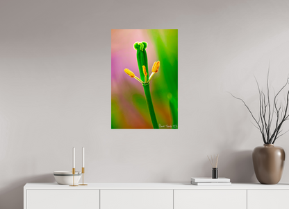 20 x 30″, Glossy Metal Gaia’s Tower