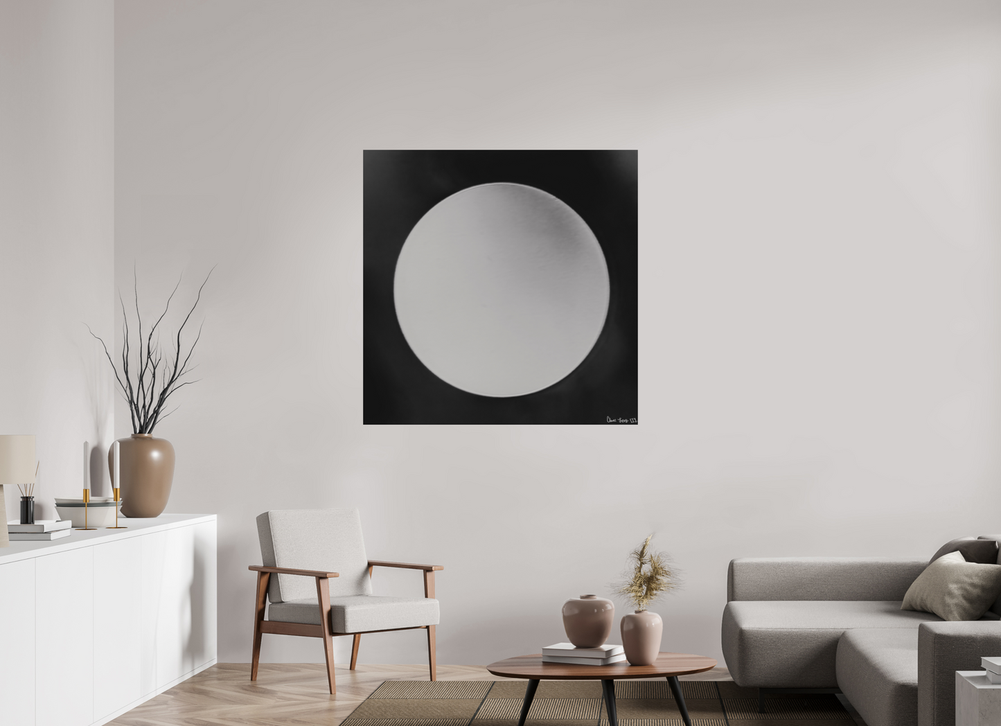 45 x 45″, Forex Lycan’s Moon