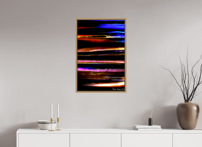 20 x 30″, Floater Frame Natural Oak Jupiter’s Storm