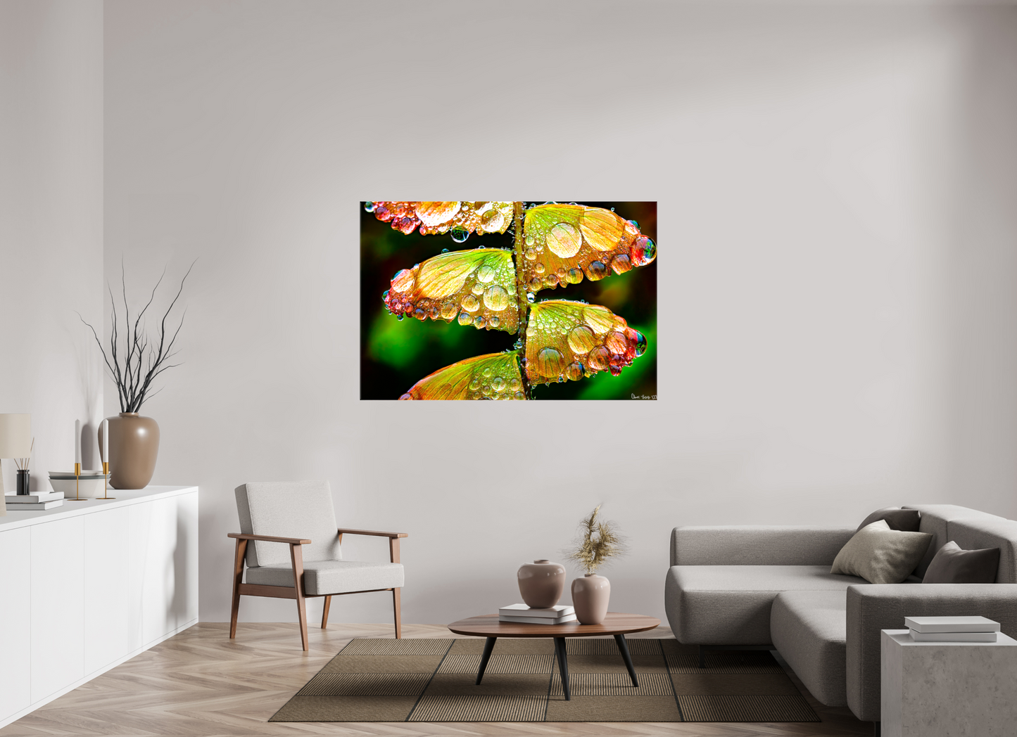 60 x 40″, Glossy Canvas Monarch’s Abundance