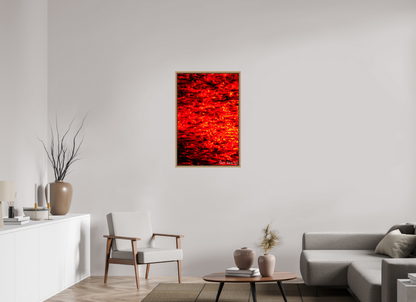 24 x 36″, Floater Frame Natural Oak Ember
