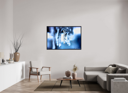 54 x 36″, Floater Frame Black Oak Sickle of Boreas