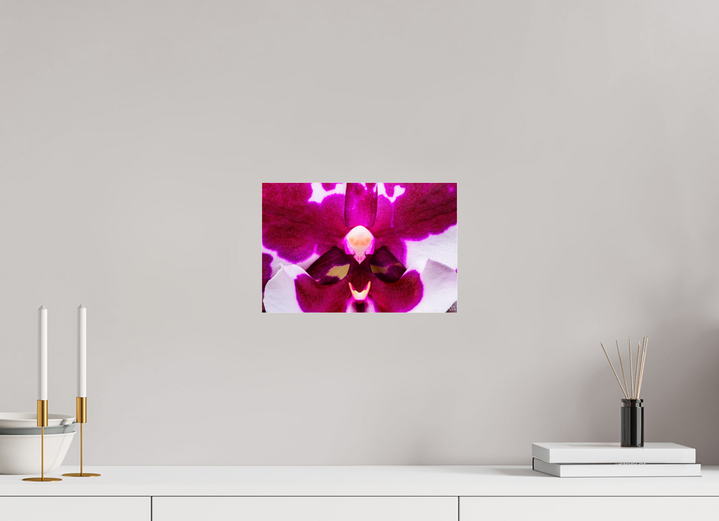 12 x 8″, Acrylic Droid Orchid