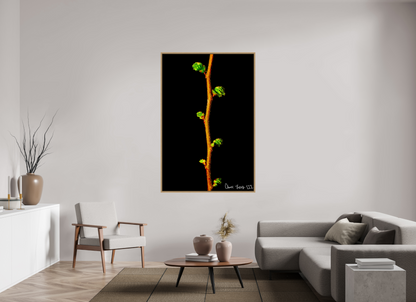 44 x 66″, Floater Frame Natural Oak The Ladder of Life