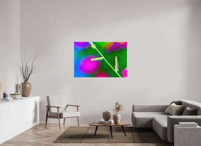 54 x 36″, Matte Canvas Technicolor Vibes