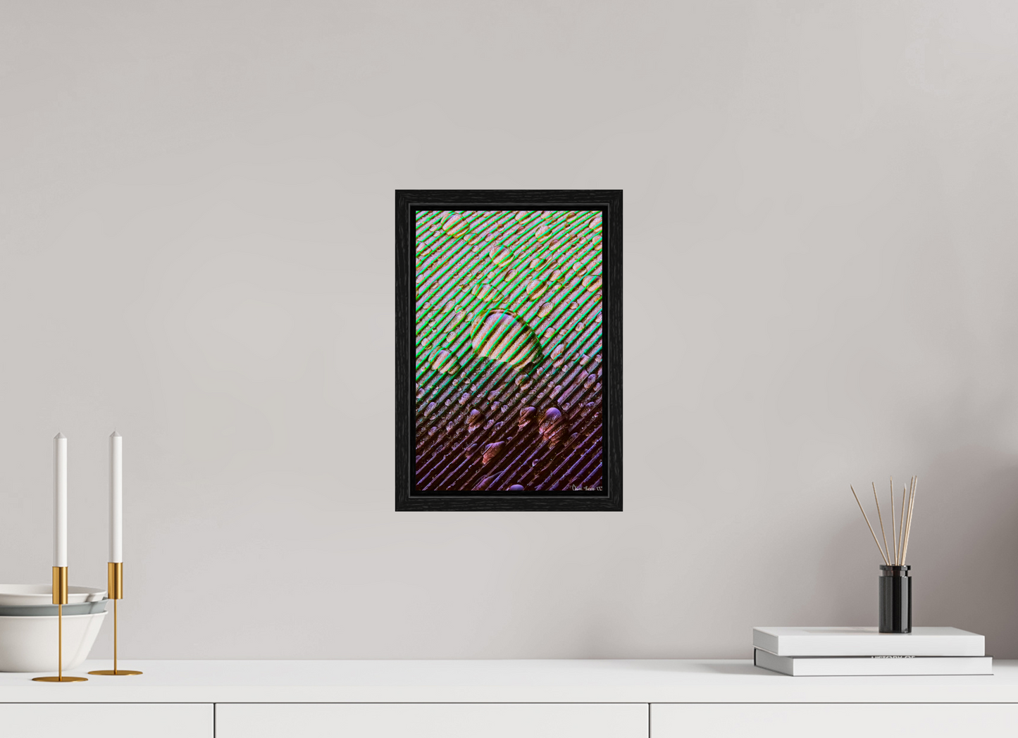 8 x 12″, Floater Frame Black Oak Superabundance