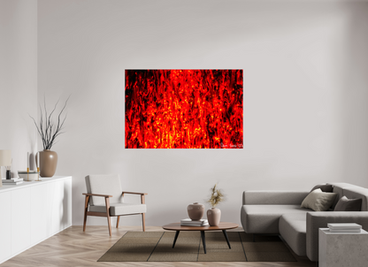 66 x 44″, Glossy Canvas Inferno