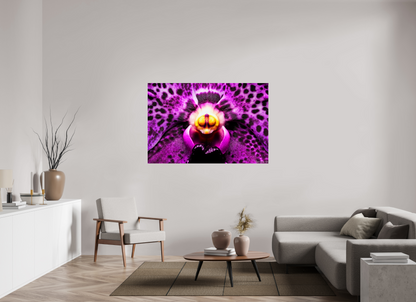 60 x 40″, Acrylic Piercing Gaze