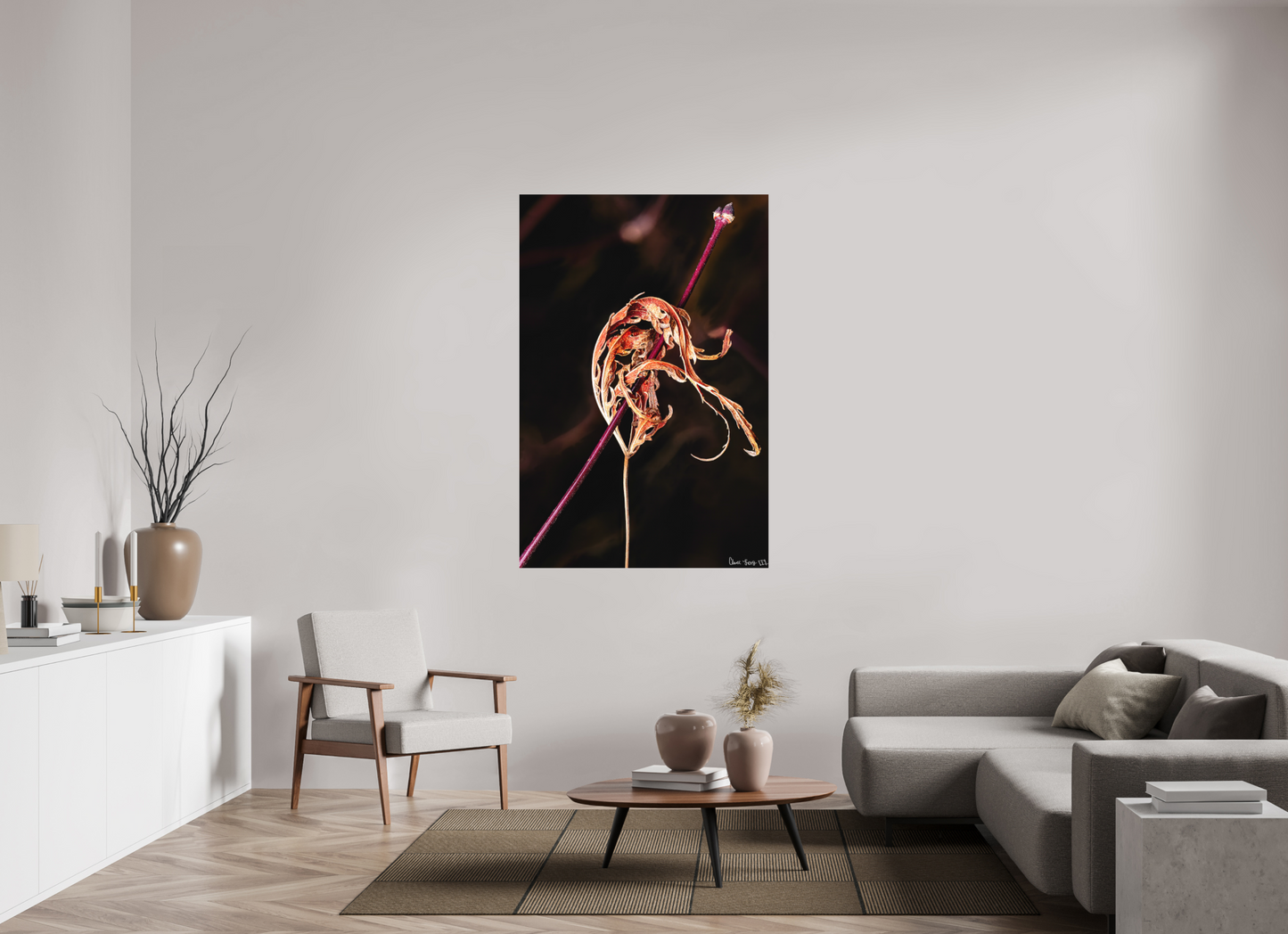 40 x 60″, Matte Metal Impaled