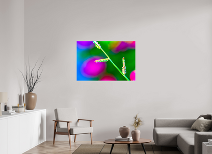 45 x 30″, Glossy Canvas Technicolor Vibes