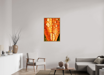 24 x 36″, Floater Frame Natural Oak Transparency