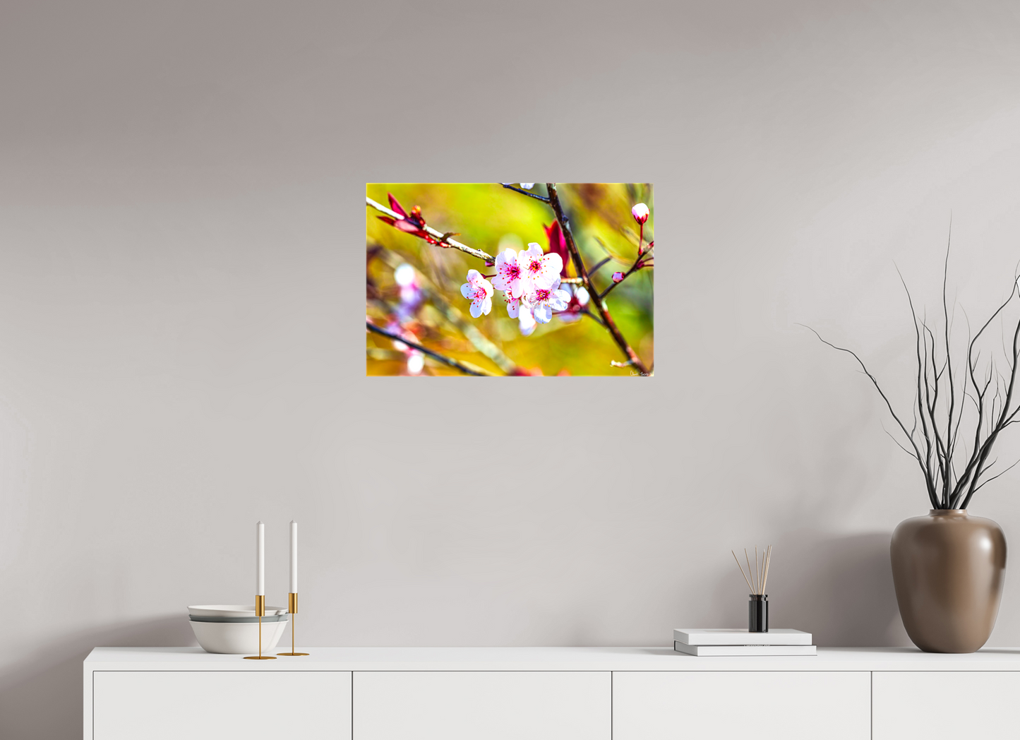 24 x 16″, Glossy Canvas Cherry Blossom
