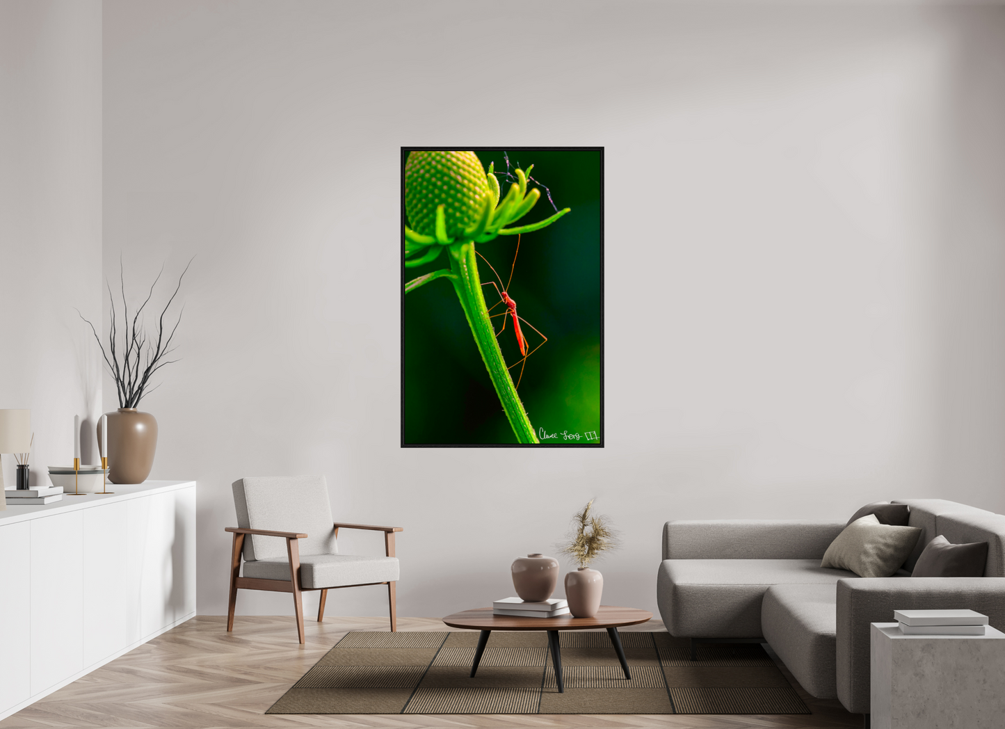 40 x 60″, Floater Frame Black Oak Reaching the Apex