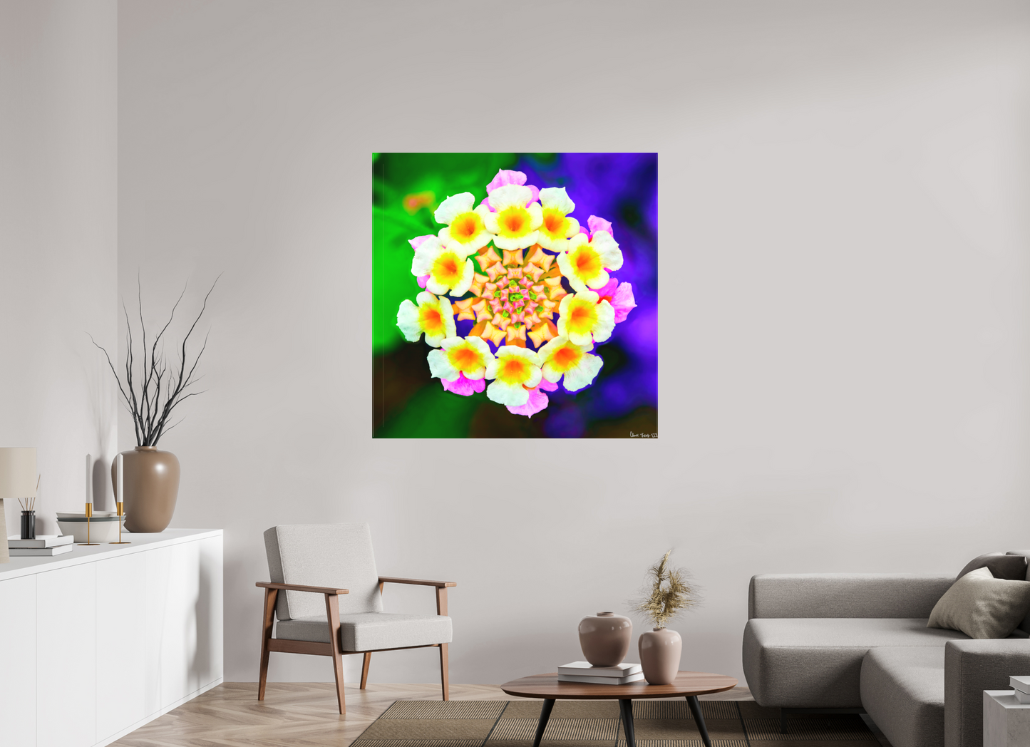 45 x 45″, Matte Canvas Quintessence