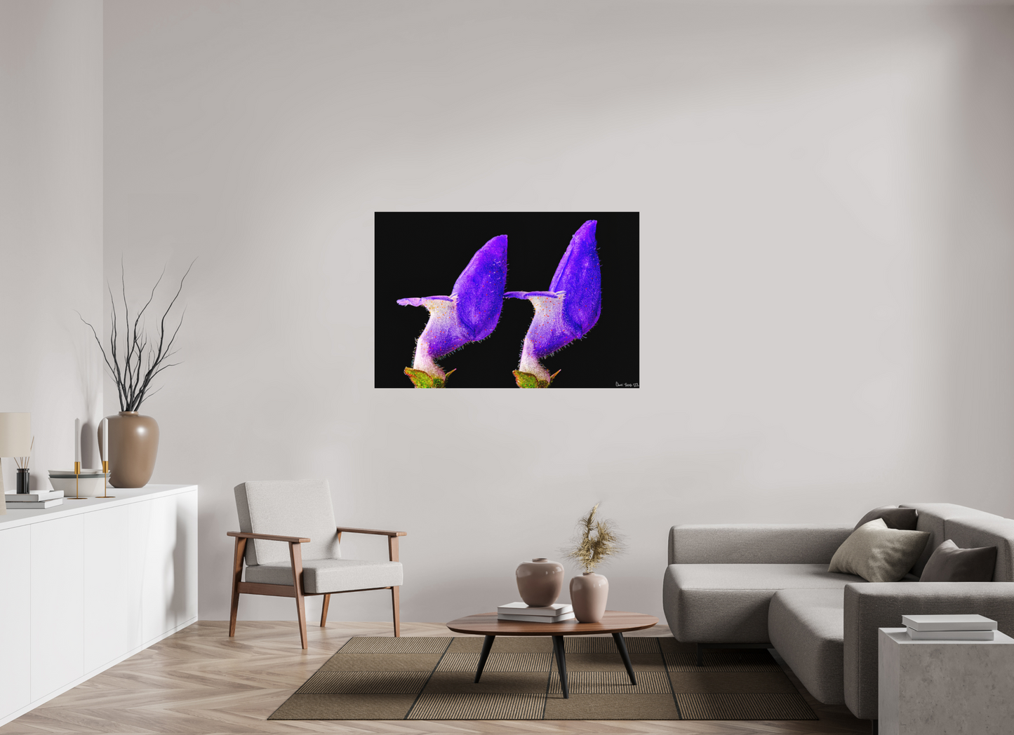 54 x 36″, Matte Metal Coleus Barbatus