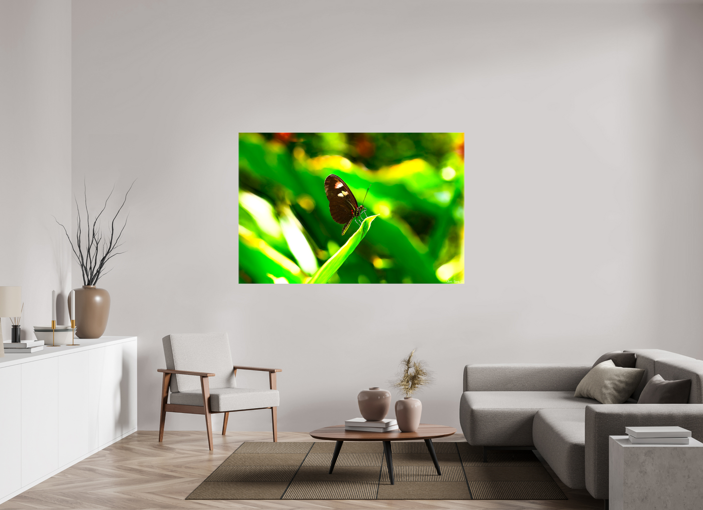 66 x 44″, Glossy Canvas Time Stands Still