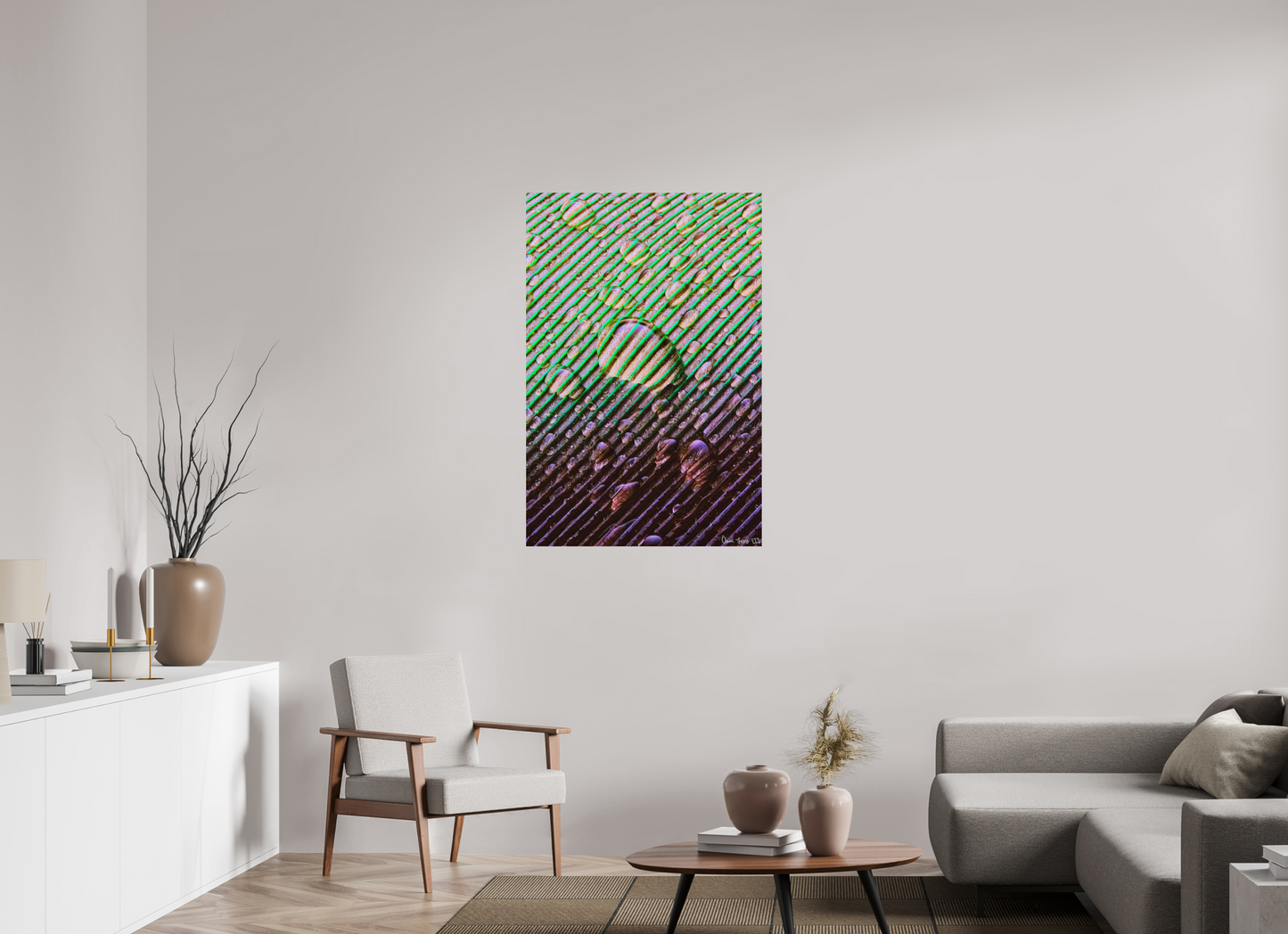 30 x 45″, Direct Print on Aluminum Dibond Default Superabundance