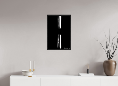 16 x 24″, Floater Frame Black Oak Free Fall