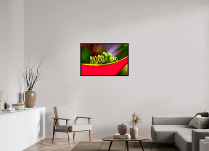 36 x 24″, Floater Frame Black Oak Utopia