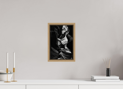 8 x 12″, Floater Frame Natural Oak Sphinx