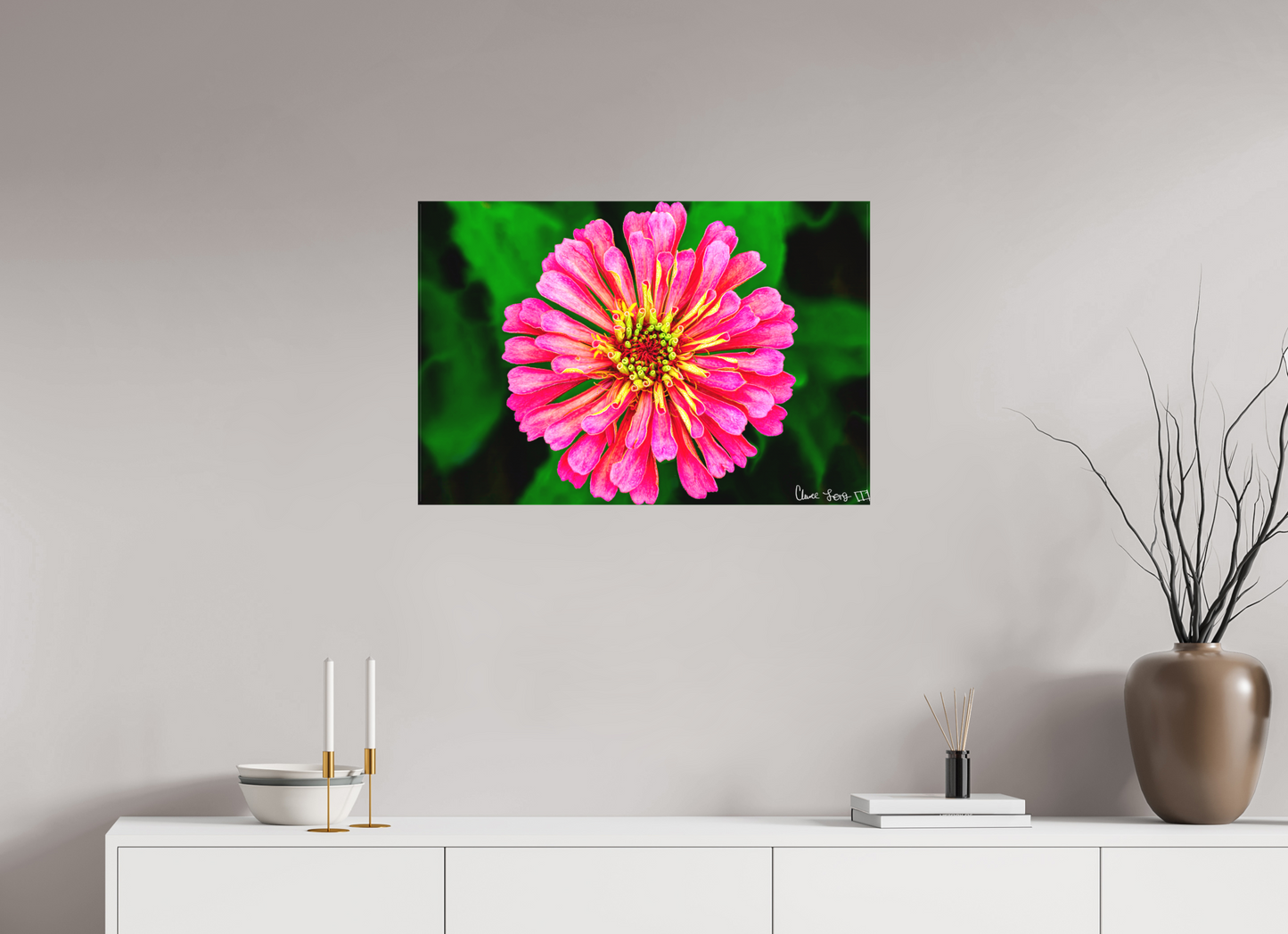 30 x 20″, Matte Canvas Peach Summer