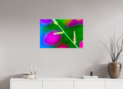 30 x 20″, Glossy Canvas Technicolor Vibes