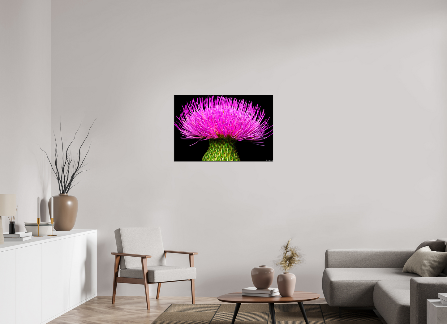 36 x 24″, Glossy Canvas Silybum