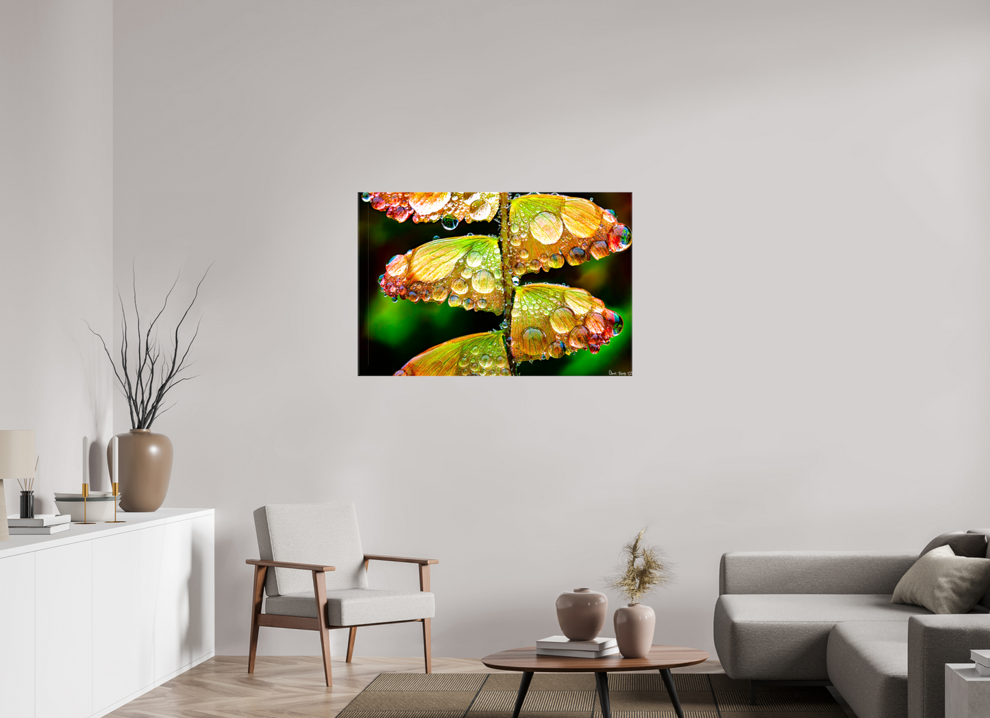 45 x 30″, Glossy Canvas Monarch’s Abundance
