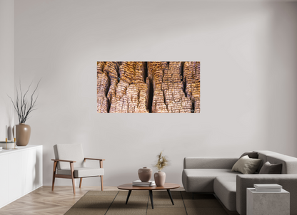 70 x 35″, Matte Metal Fissure