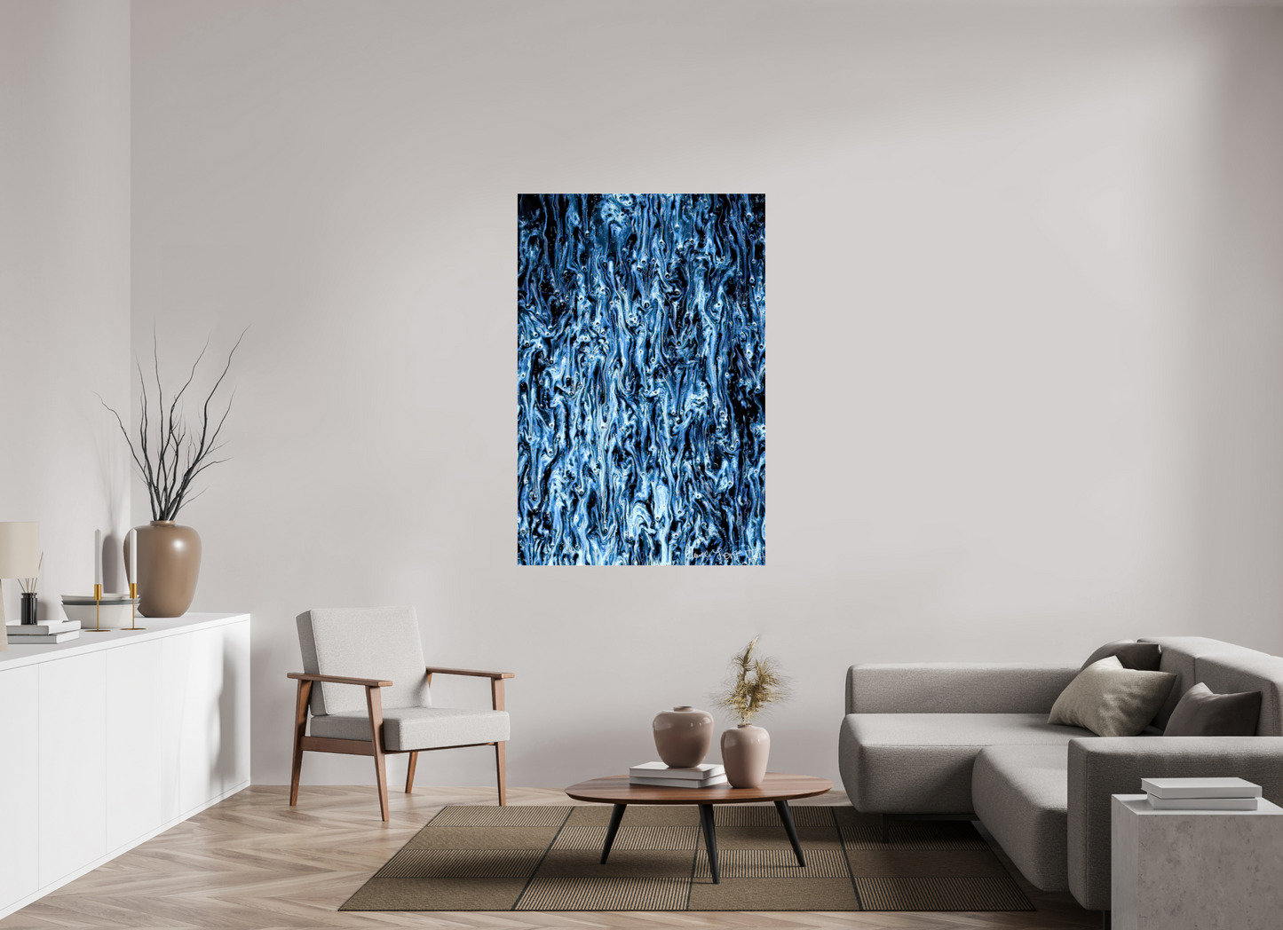 40 x 60″, Acrylic Fumes & Vapors