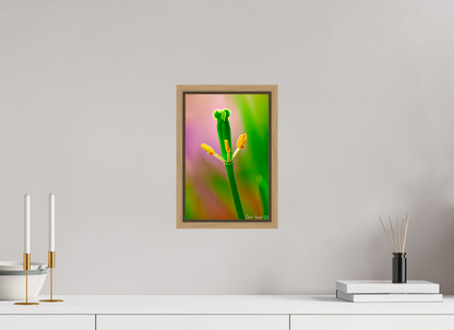 8 x 12″, Floater Frame Natural Oak Gaia’s Tower