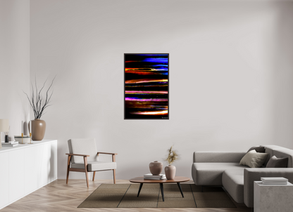 30 x 45″, Floater Frame Alder Brown Jupiter’s Storm